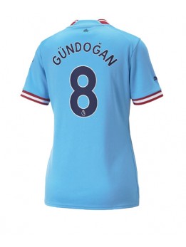 Manchester City Ilkay Gundogan #8 Heimtrikot für Frauen 2022-23 Kurzarm